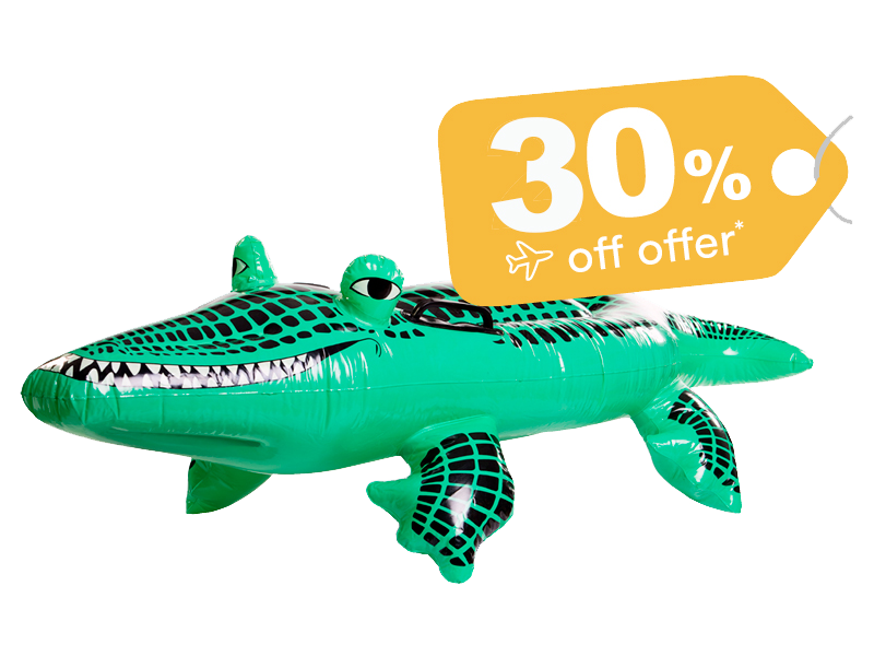 SuperValu Crocodile advertising 30% off