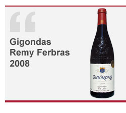 Gigondas Remy Ferbras 2008