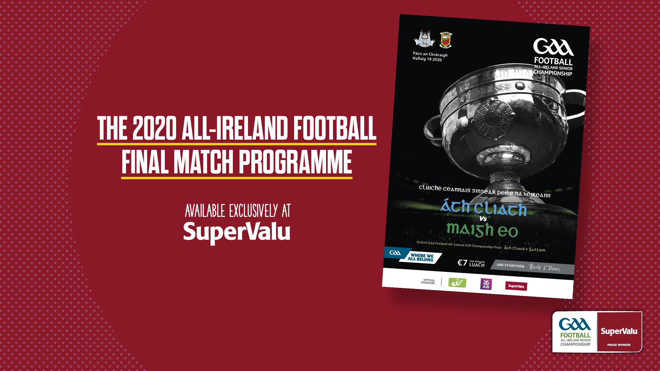 2020 All Ireland Final Programme