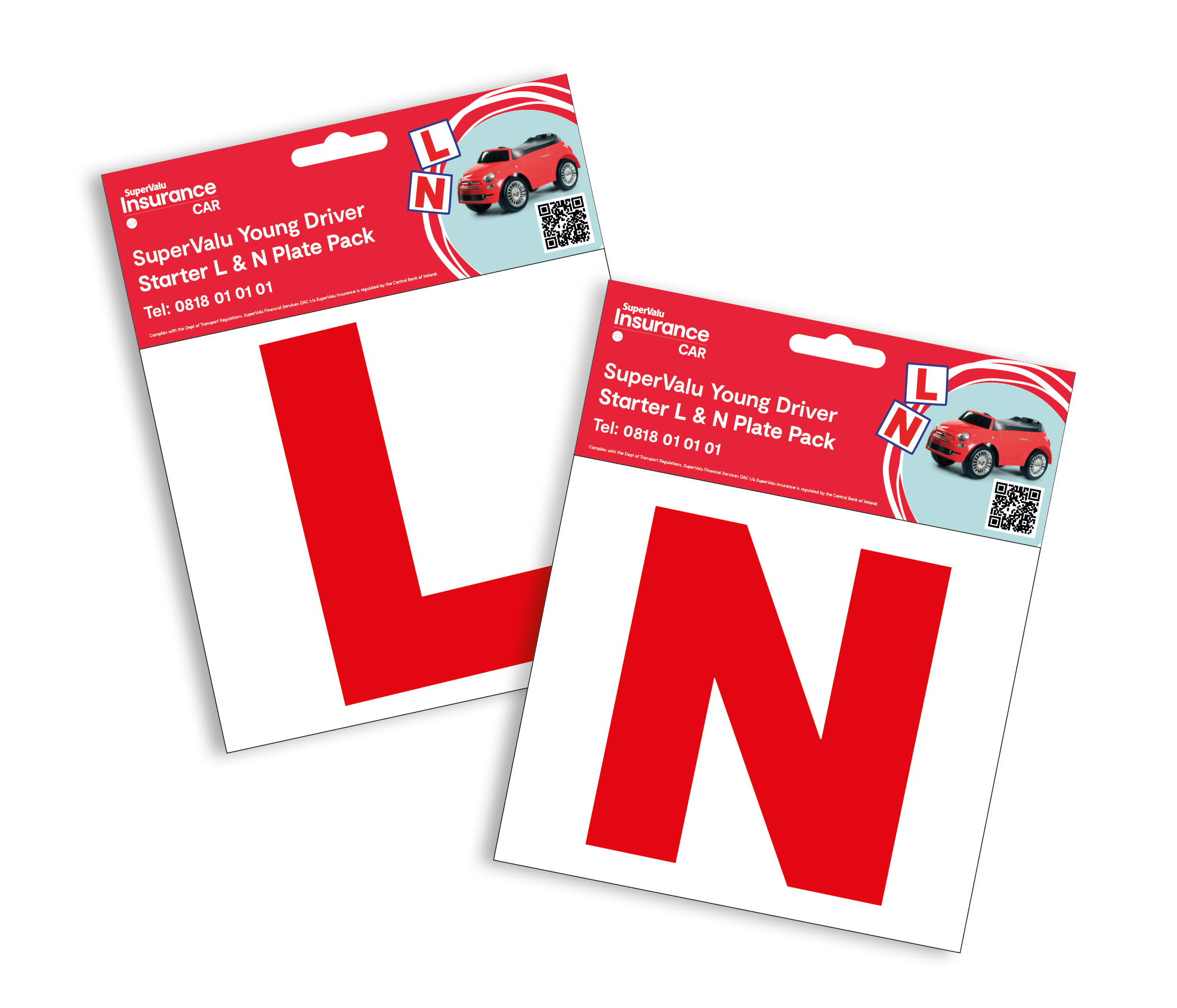 SuperValu Young Driver Starter L & N Plate Packs