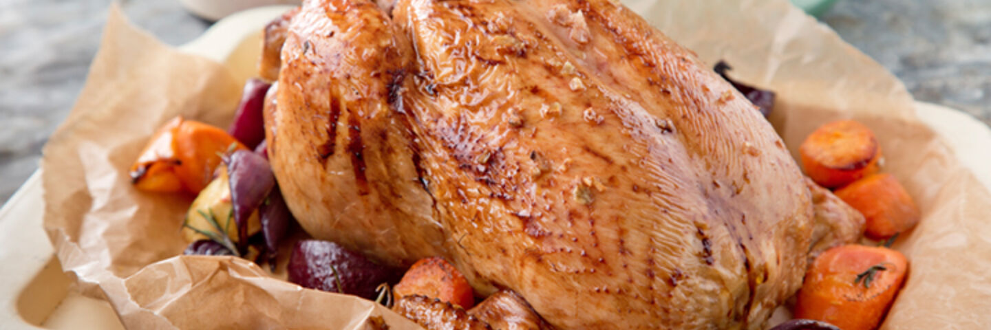 Cinnamon honey glazed roast chicken recipe