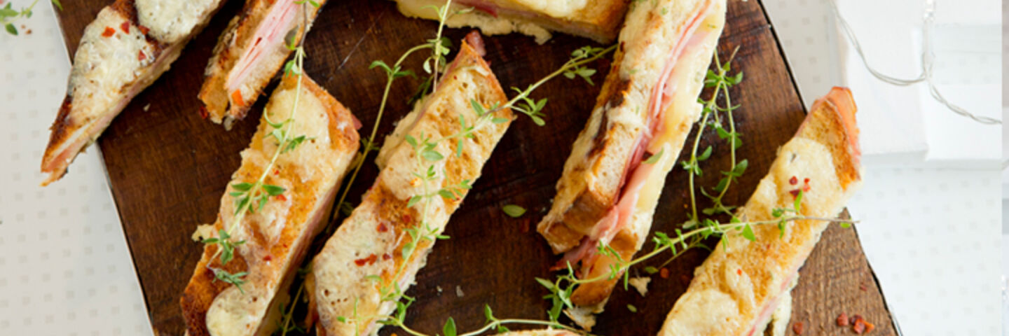 Mini croque monsieurs recipe
