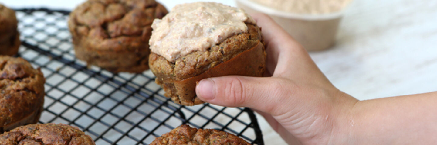 Peanut courgette cupcakes recipe