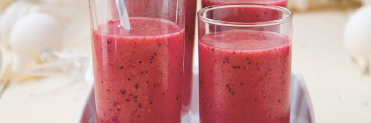 Peppy berry smoothie recipe