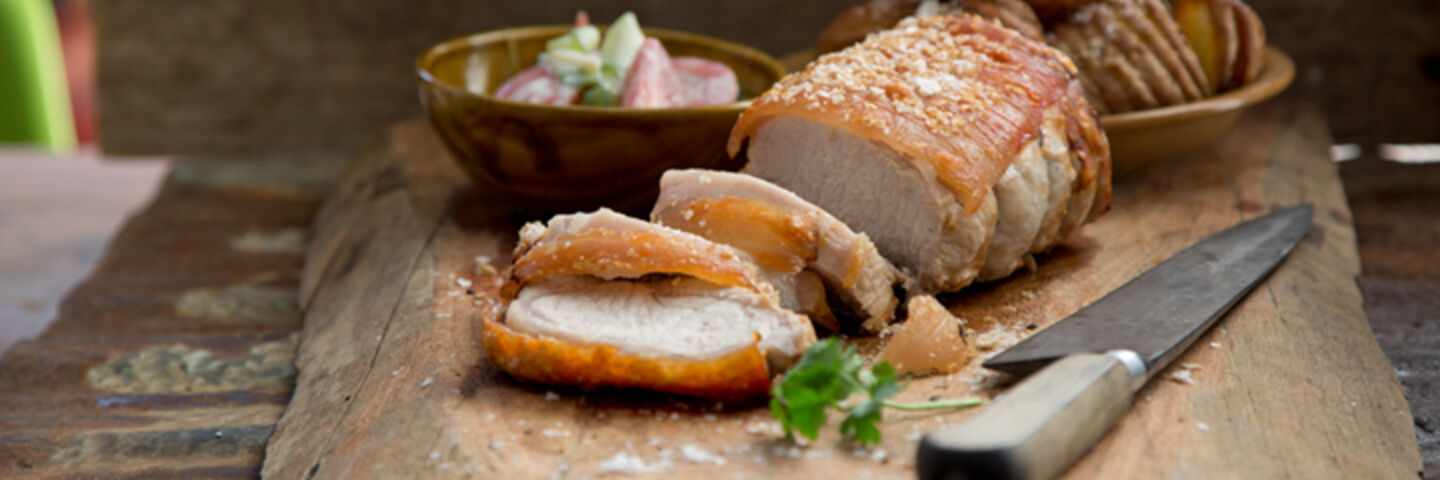 Roasted eye pork loin recipe