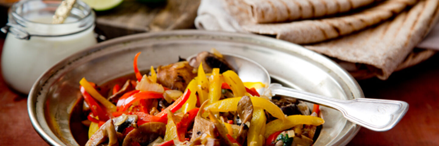 Rockin veggie fajitas recipe