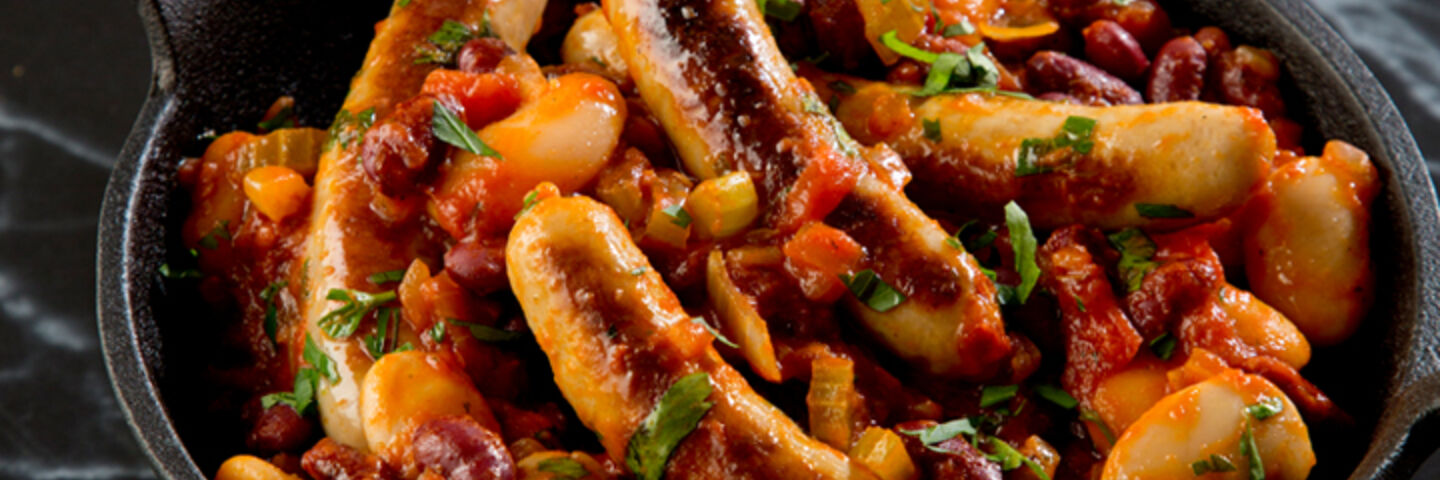 Sausage bean breakfast casserole