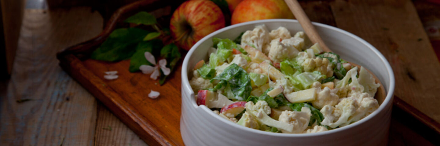 Creamy cauliflower salad recipe