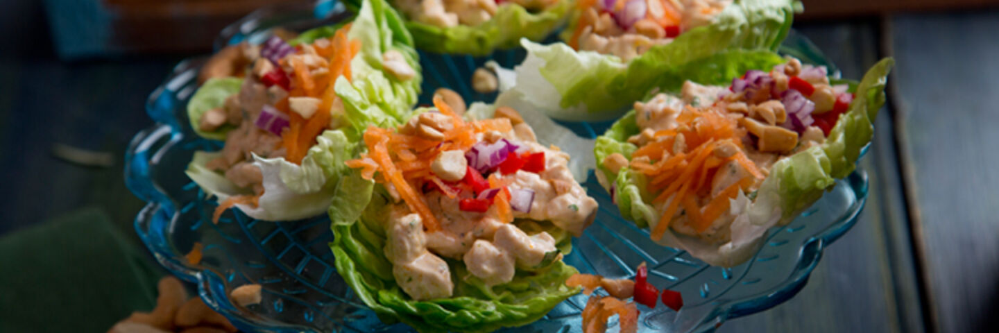 Thai chicken cups recipe