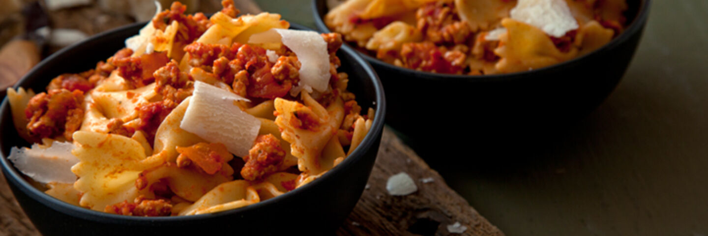 Turkey mince pasta recipe