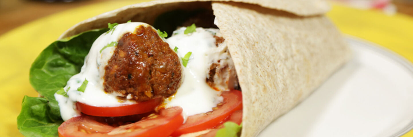 Beef Kofta Wraps