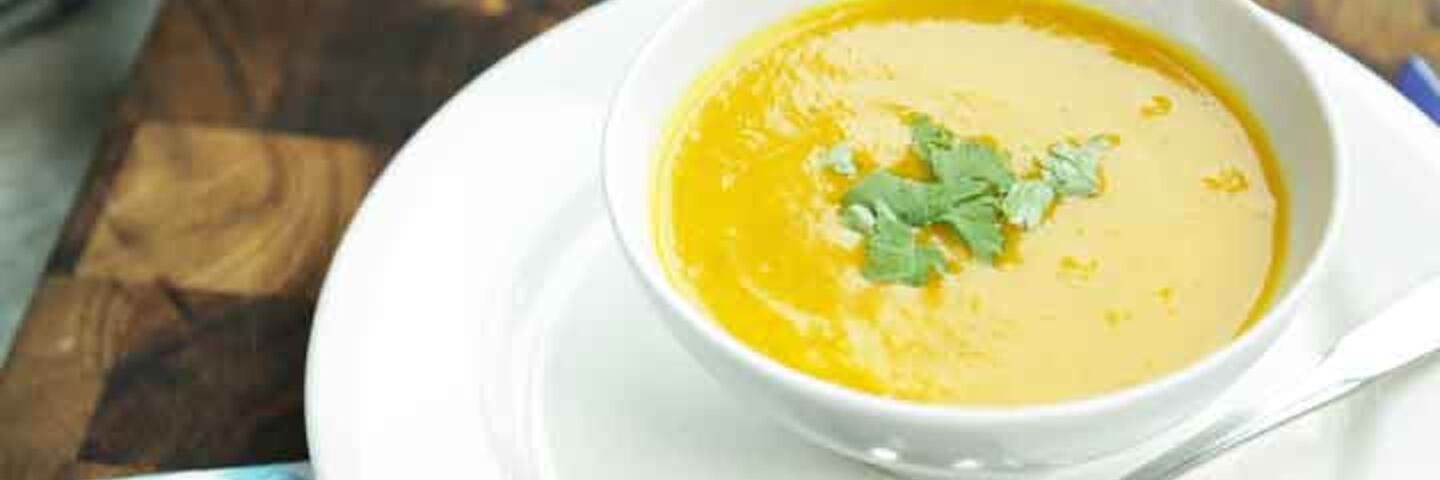 Carrot and coriander soup recipe