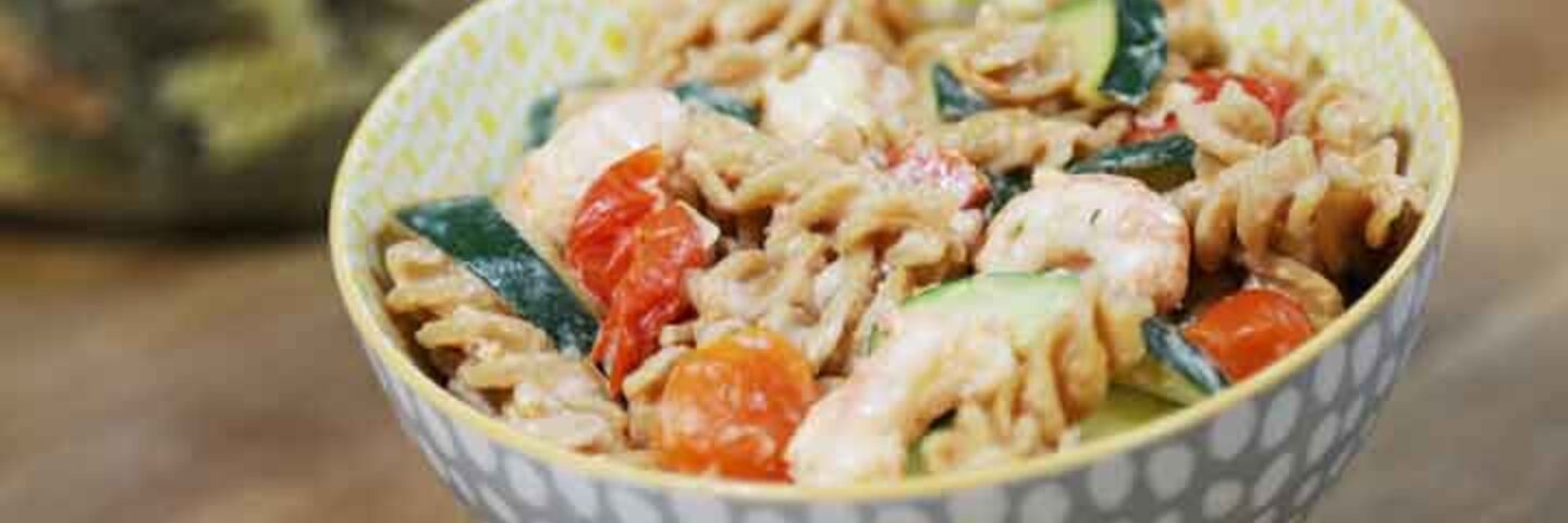 Creamy prawn pasta recipe