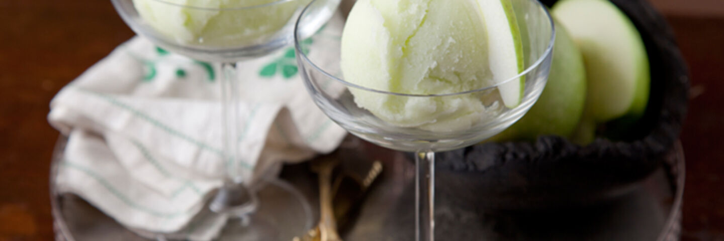 Centenary 1916 green apple sorbet