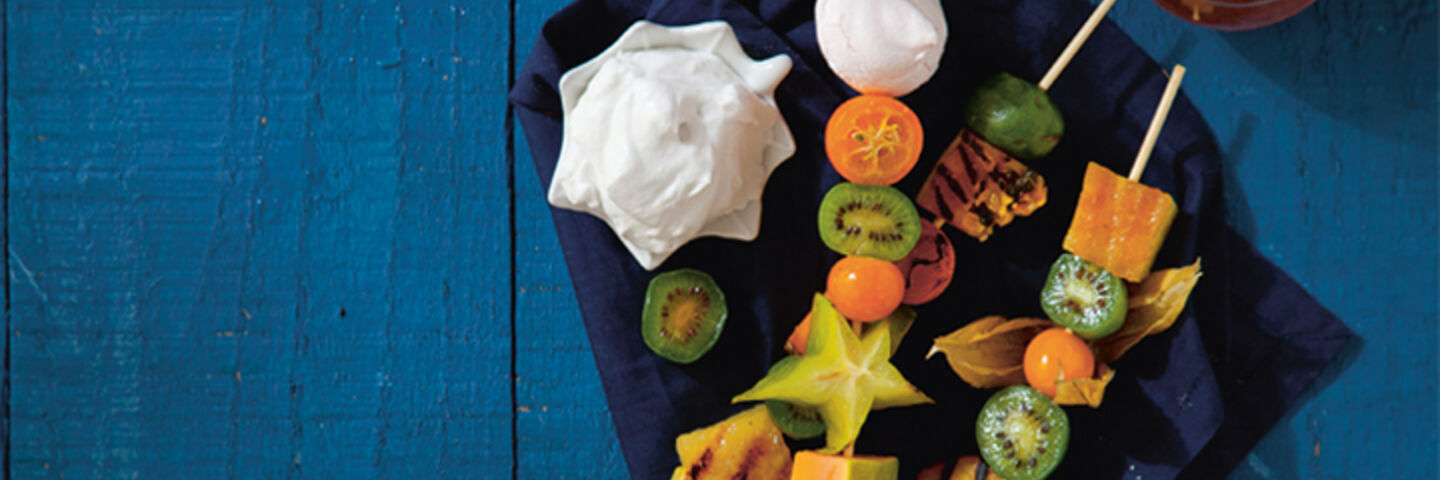 Claire grilled fruit salad