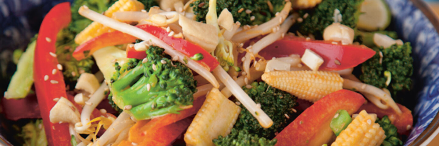 Happy asian broccoli salad