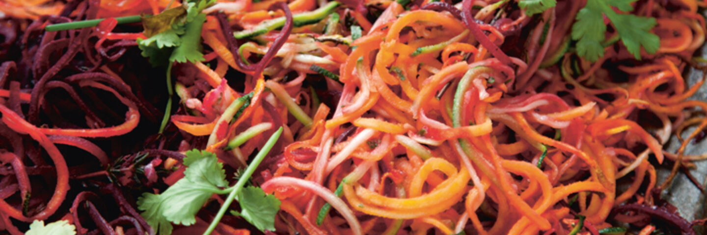 Kevin spiralised vegetables