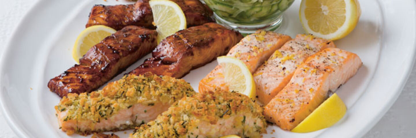 Honey, Ginger and Soy Salmon