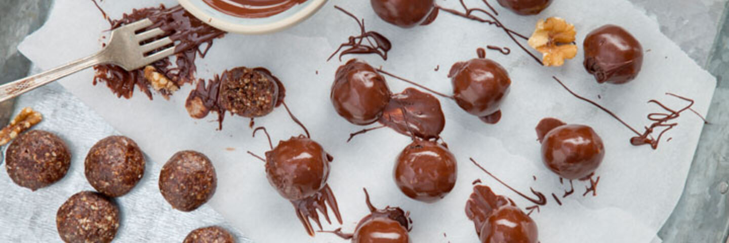 Chocolate caramel bites