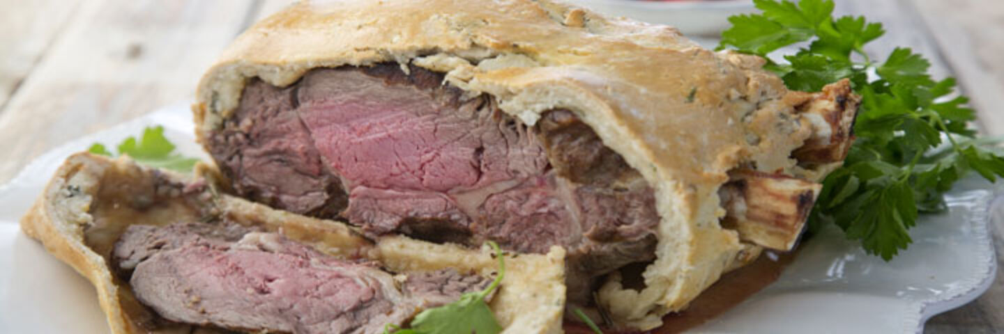 Salt and Herb Crusted Rib of Beef
