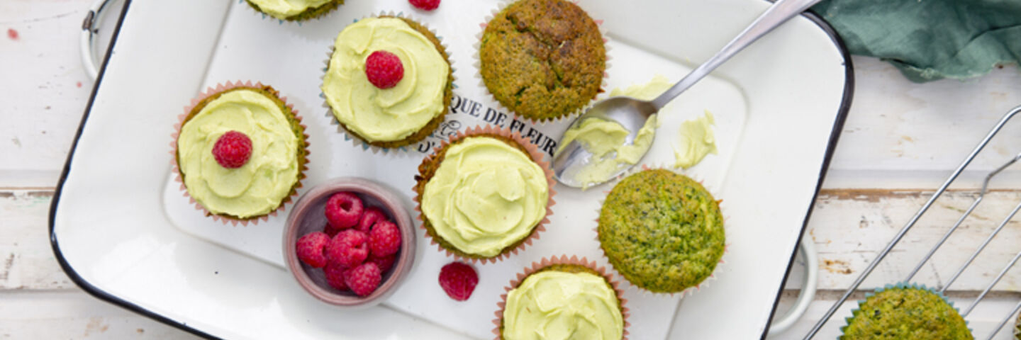 Superhero green cupcakes recipe