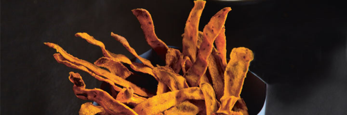 Zesty Orange and Turmeric Carrot Crisps