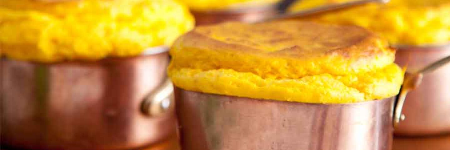 Carrot cumin souffle
