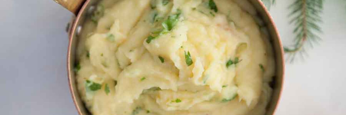 Garlic parsley mash