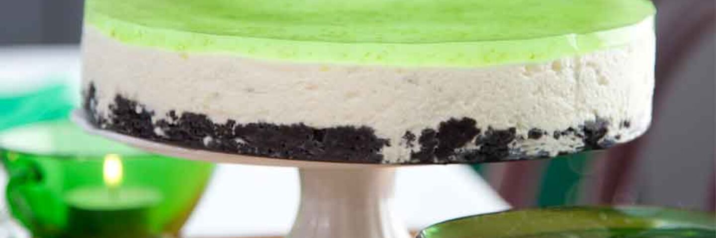 Lemon and lime cheesecake