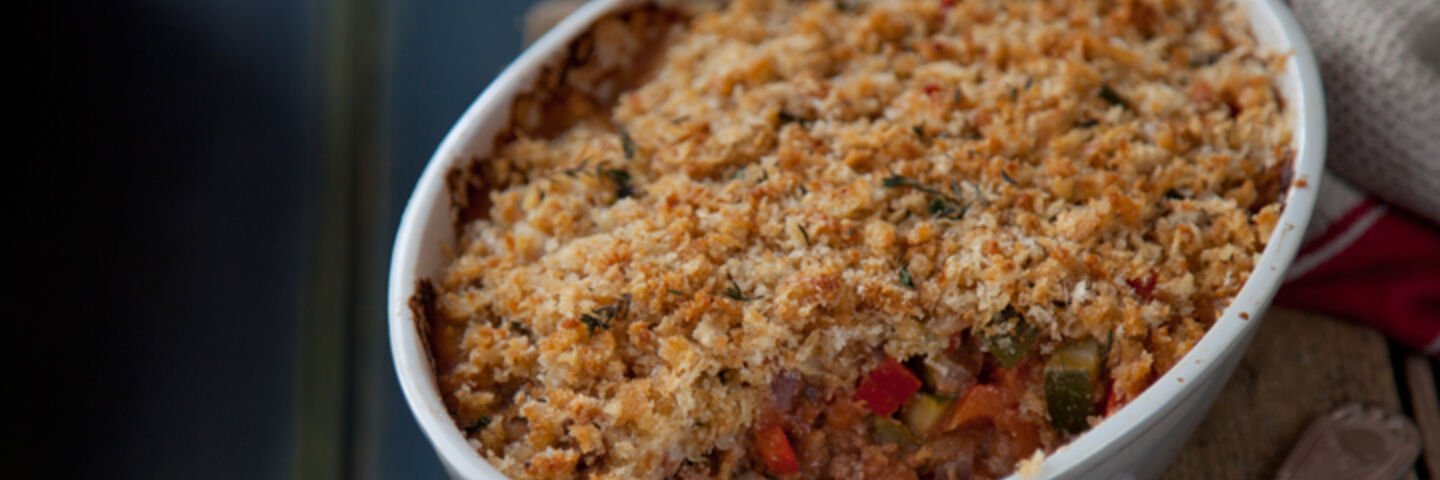Mediterranean beef gratin recipe