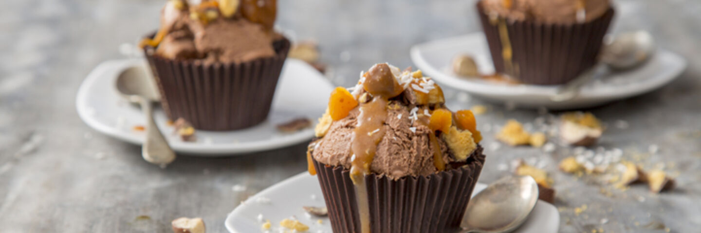 Chocolate ice cream cups recipe