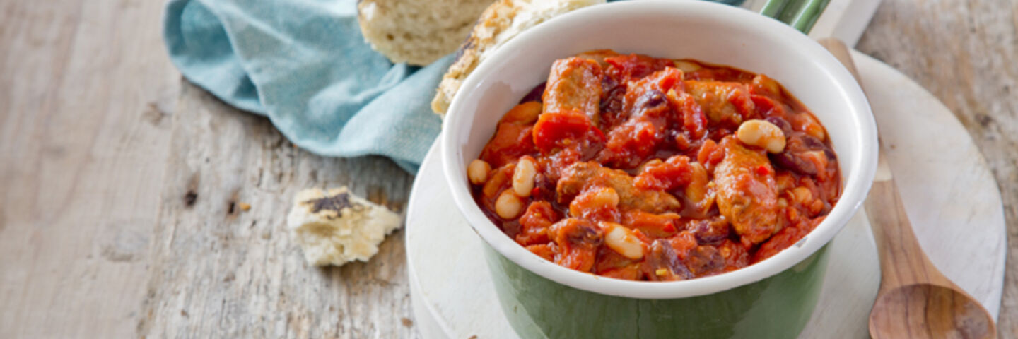 Vegan sausage stew recipe