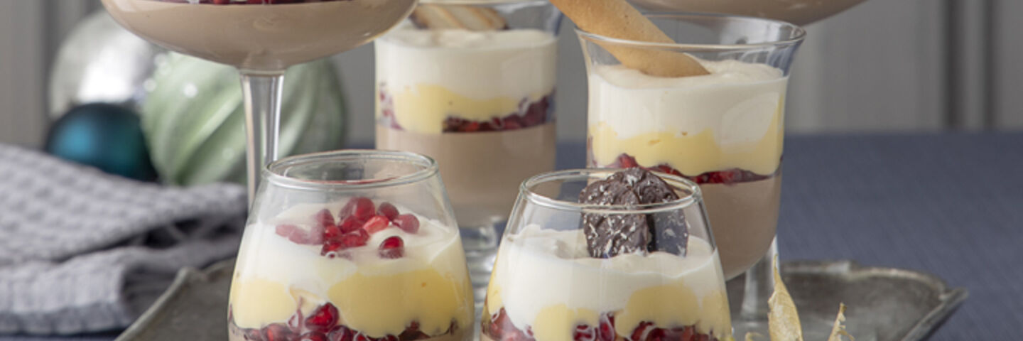 Irish coffee verrine