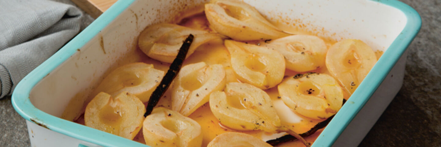 Baked pears