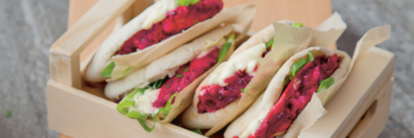 Beetroot fritters