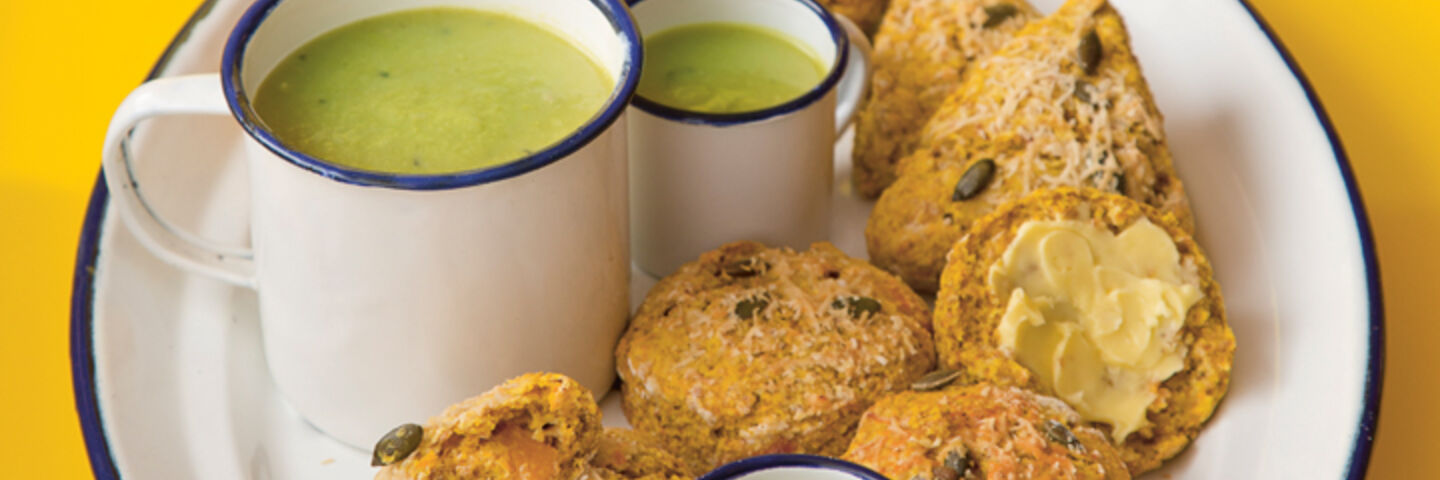 Butternut squash scones