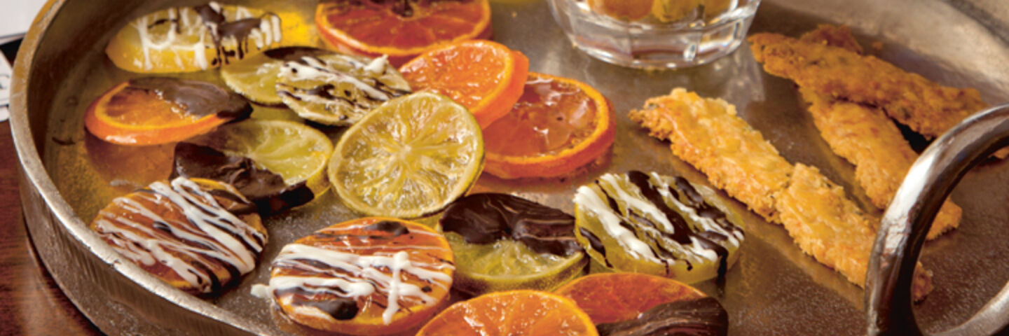 Candied citrus slices