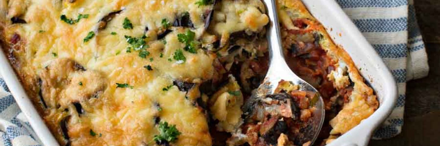 Aubergine bake recipe