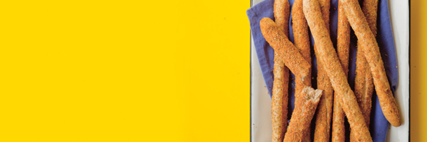 Cheesy garlic herb breadsticks