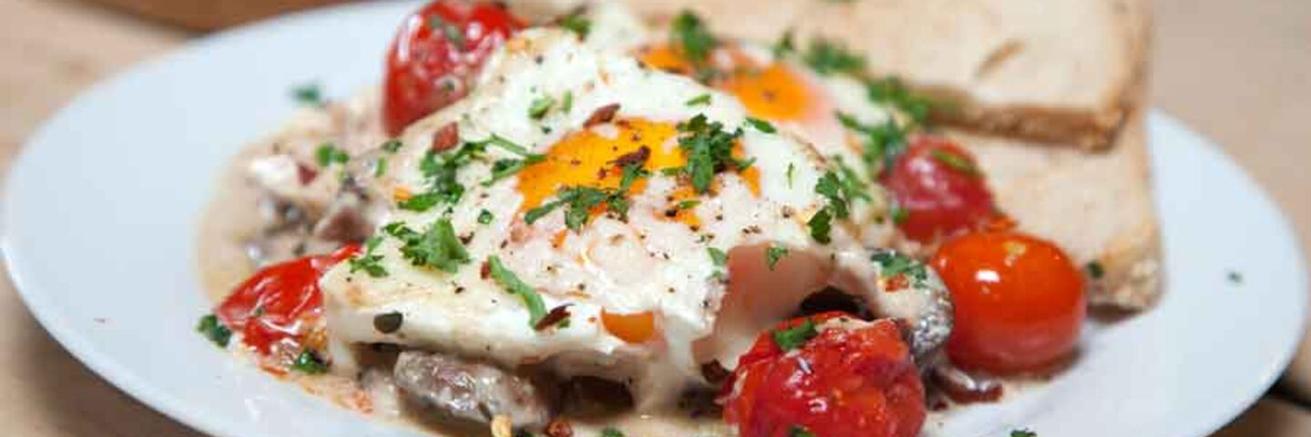 Baked eggs recipe