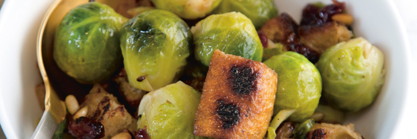 Kevin sauteed brussels sprouts