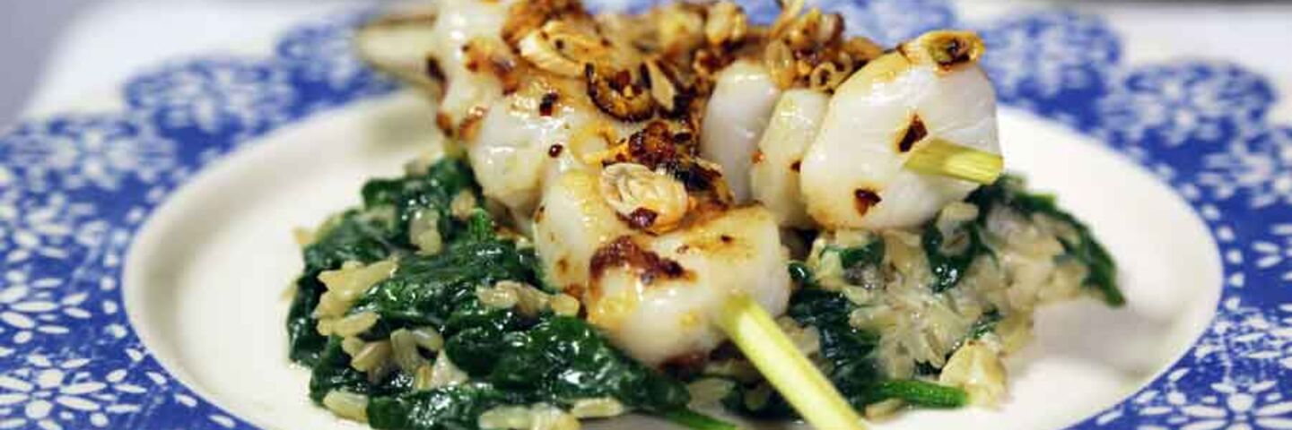 White fish with coconut rice recipe