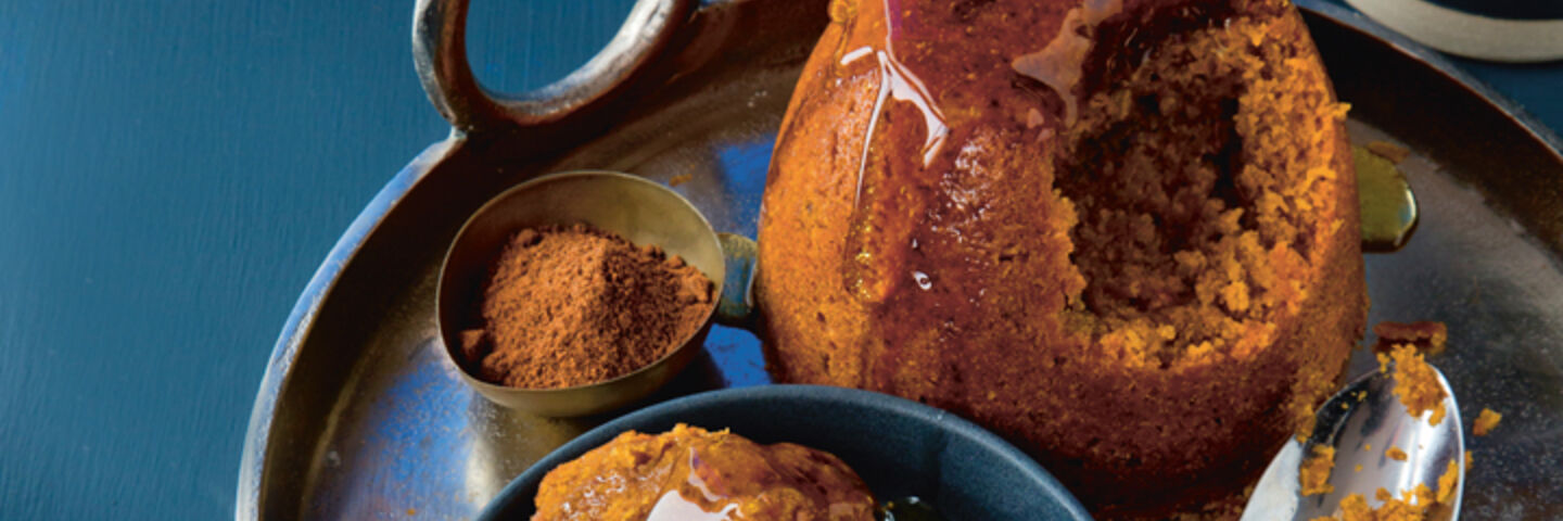 Spiced bakes nutmeg treacle pudding