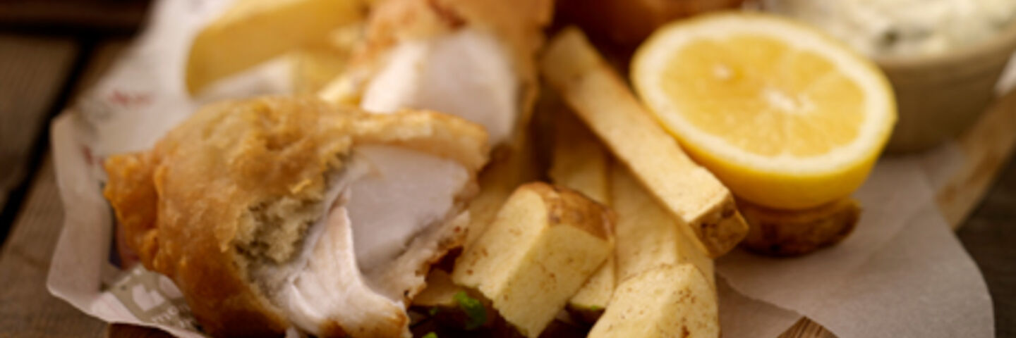 Traditional Battered Fish with Chunky Chips