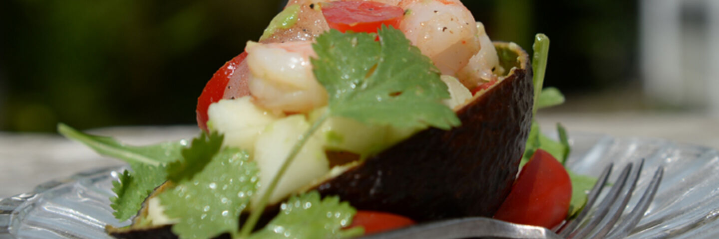 Prawn Melon Avocado Salad