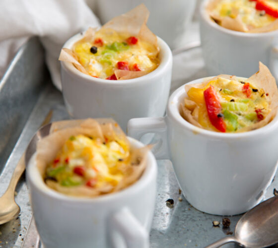 Mini crustless quiche recipe