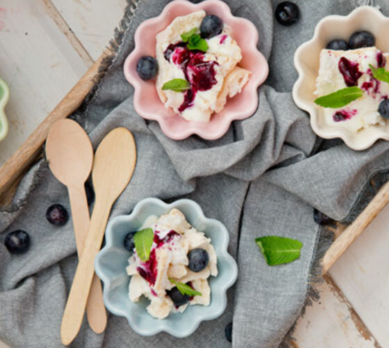Blueberry Eton Mess