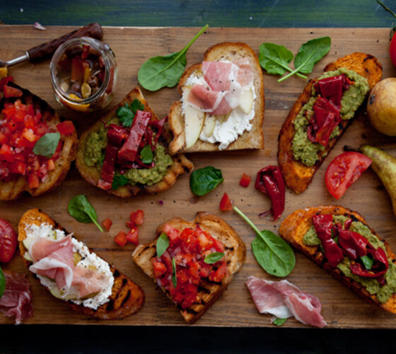 Trio of bruschetta recipe