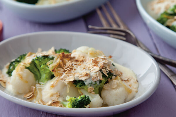 David brocolli cauliflower gratin