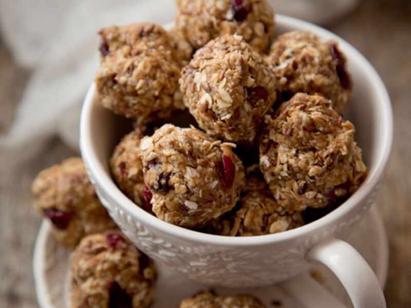 Chocolate cranberry energy bites recipe